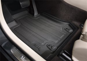 Mercedes-Benz GLE-Class Floor Mats - Front - 3D MAXpider - Kagu - Black - `20-`21